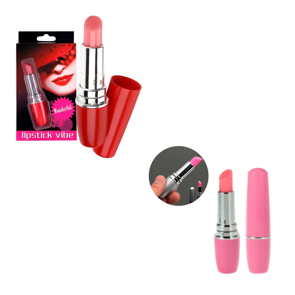 Vibrador en forma de lipstick