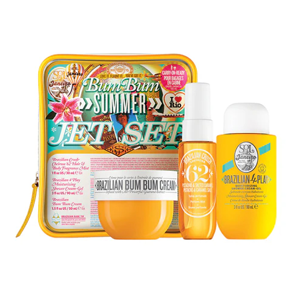 Bum bum summer jet set perfume mist 1 fl oz/30ml shower cream gel 3 fl oz/90ml bum bum cream 1.7 fl oz/50ml