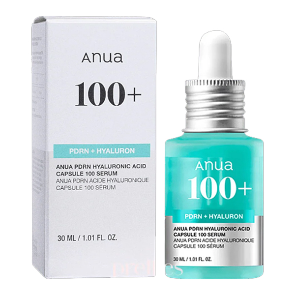 Anua 100+ pdrn + hyaluron acid capsule 100 serium 30 ml/1.01 fl.oz