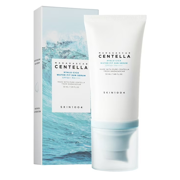 Madagascar centella hyalu cica water fit sun serum spf50+ pa++++ skin1004 50ml/1.69 fl.oz