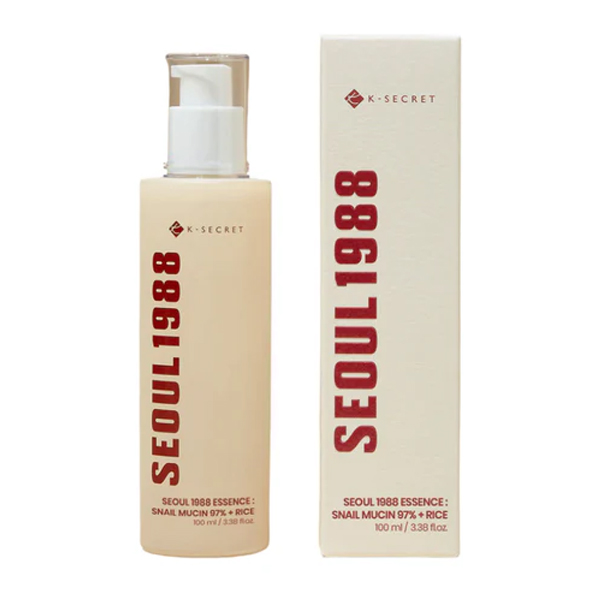 K-secret seoul 1988 snail mucin 93% + rice 100ml/3.38 fl.oz