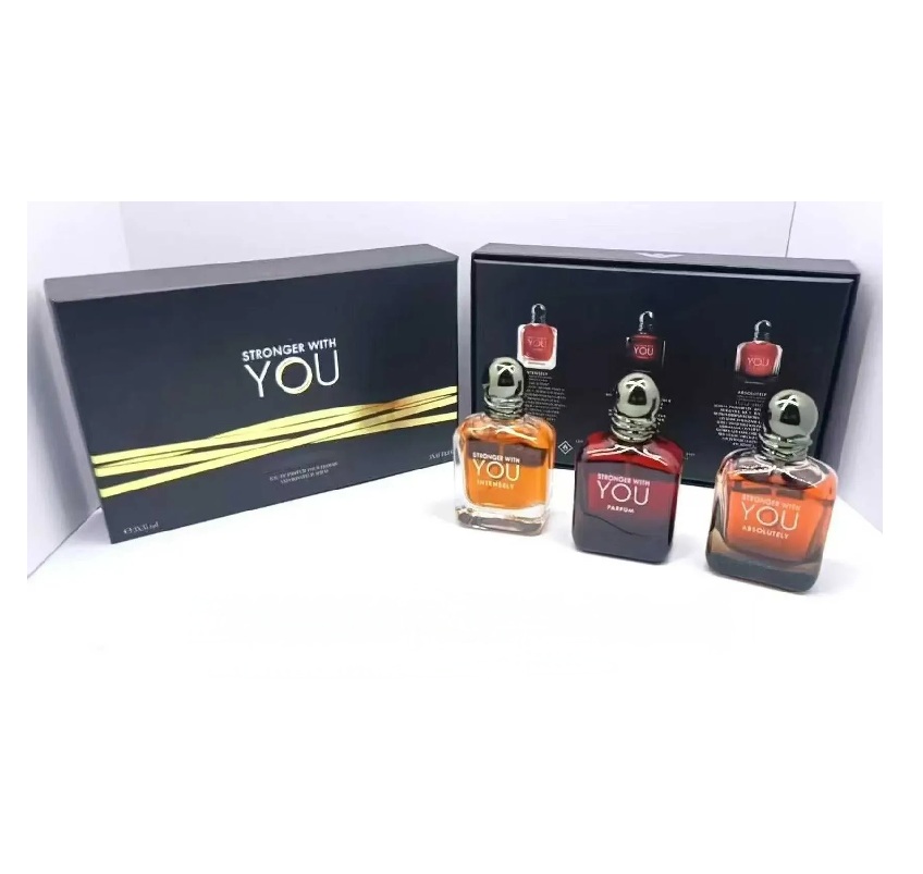 Emporio Armani stronger with you set mini 3 perfumes