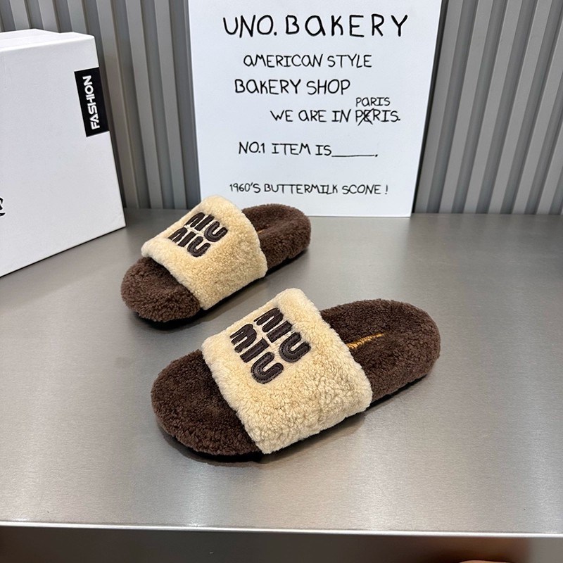 Pack de 2 Pantuflas de algodon MIU MIU RP