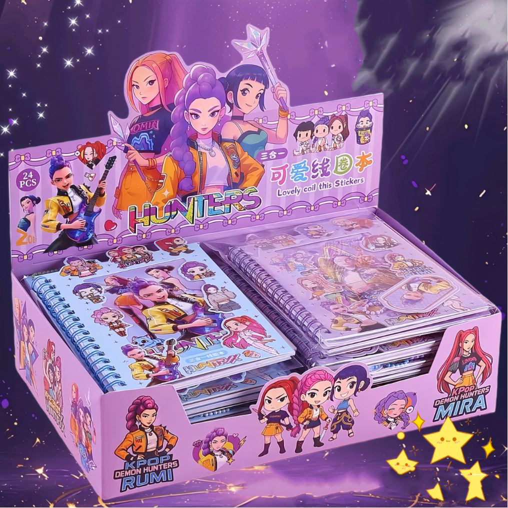 Cuaderno de skticker de K-pop demon