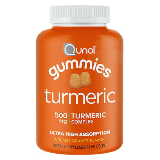 Qunol Turmeric Curcurmin Complex 500mg Gummies, 60 ea