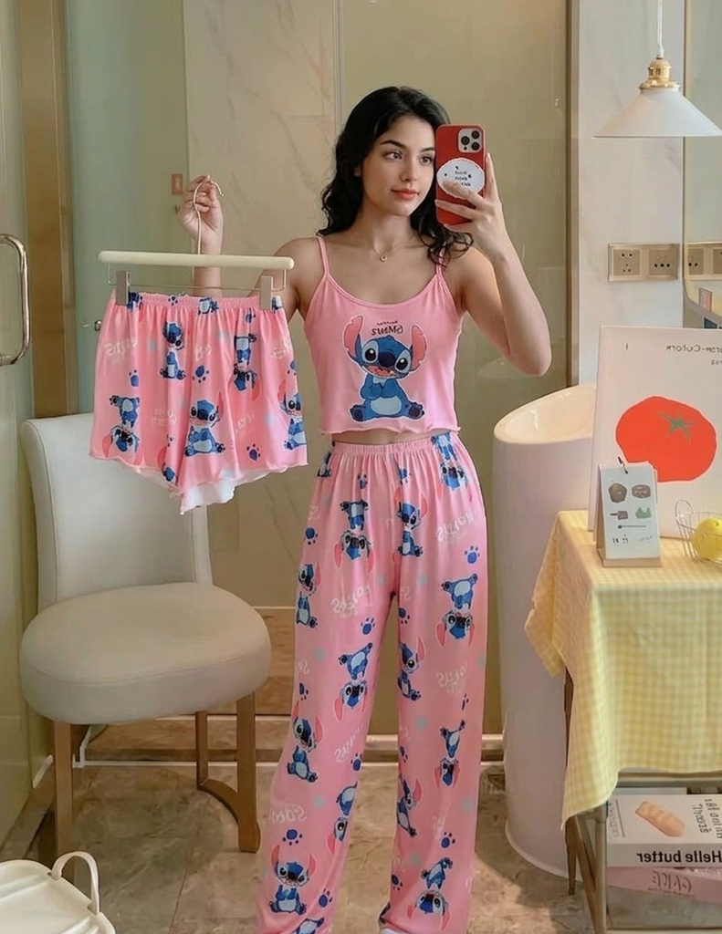 Pijama set Sensuel 3 piezas