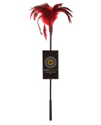 [646709720032] Sportsheets Body Tickler Starburst Feather - Red