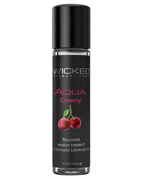 [713079904314] Wicked Sensual Care Aqua Water Based Lubricant-1 oz Cherry