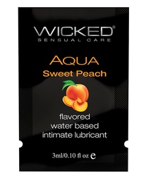 [713079903805] Wicked Sensual Care Water Based Lubricant-1 oz Sweet Peach