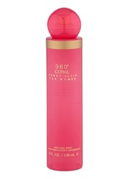 [844061010802] BODY MIST WOMEN PERRY ELLIS 360 CORAL 8.0 OZ SP