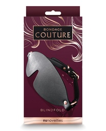 [657447104541] Bondage Couture Blind Fold - Black