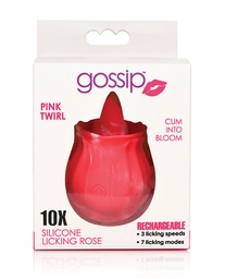 [653078943306] Curve Toys Gossip Licking Rose - Pink Twirl