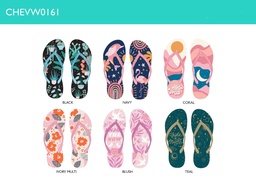 Sandalias Mujer Flip Flop Print