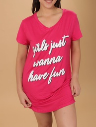 Pijama Camison Girls Just Wanna Have Fun.