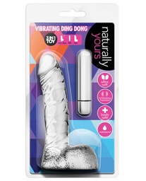 [702730691298] Blush Naturally Yours Vibrating Ding Dong - Clear