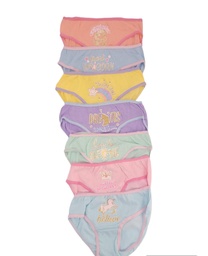 7 Panties de algodón para niña