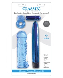 [603912759006] Classix Ultimate Pleasure Couples Kit - Blue