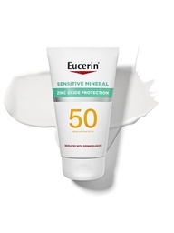 [072140032265] Eucerin Sun Sensitive Mineral Sunscreen Lotion SPF 50 With Zinc Oxide Protection, 4 Fl Oz Tube