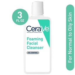CeraVe Foaming Face Wash, Face Cleanser for Normal to Oily Skin, 3 fl oz