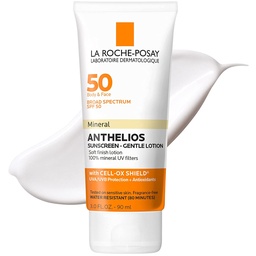 La Roche-Posay Anthelios Body & Face Mineral Sunscreen Gentle Lotion SPF 50, 30z