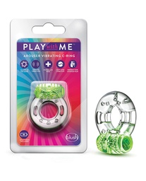 [850002870480] Blush Play with Me Arouser Vibrating C-Ring - Green