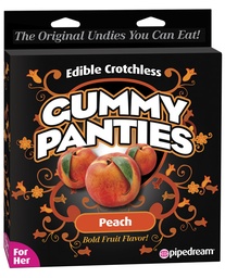 [603912144253] Edible Crotchless Gummy Panty - Peach