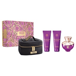 VERSACE DYLAN PURPLE SET 4p 3.4OZ EDP