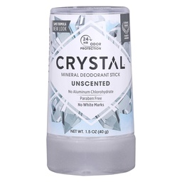 CRYSTAL Mineral Deodorant Stick - Desodorante mineral de  1.5 oz