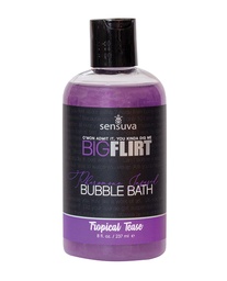 [855559008263] Sensuva Big Flirt Pheromone Bubble Bath - 8 oz Tropical Tease