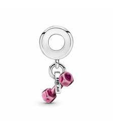 [2874790410] Charm Colgante Mancuerna y Corazón