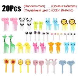Palillos De Comida De Animales Para Niños 5 Pzs