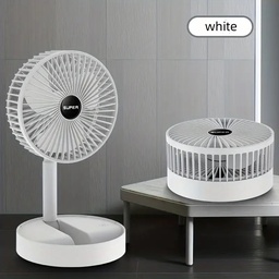 Ventilador De Pie Portátil Telescópico De 6 Pulgadas