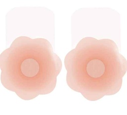 Magic Bra 1 par cubre pezones en forma de flor color nude