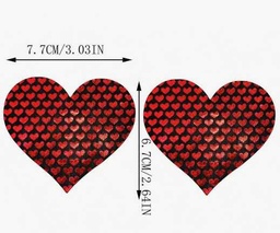 [321301050075] 2 unids/set cubierta de pezón desechable en forma de corazón para mujeres, almohadilla de sujetador con pegatina Anti-vaciado