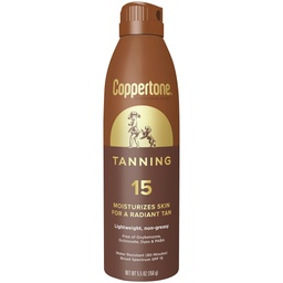 [072140027698] Coppertone Tanning 15 Moisturizes 5.5fl.oz