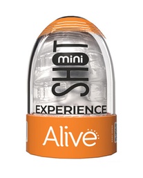 [8433345308173] Alive Experience Mini Shot Masturbator - Transparent