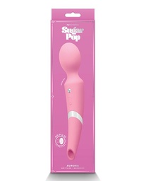 [657447105562] Sugar Pop Aurora Air Pulse Massager Wand - Pink