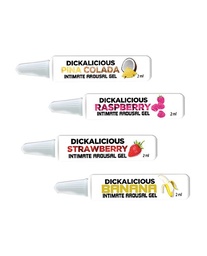 Dickalicious Penis Arousal 2ml Tubes Wall Mount - Asst. Flavors unidad