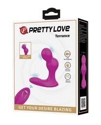 [6959532327991] Pretty Love Terrance Dual Stimulator - Fuchsia