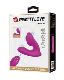 [6959532328004] Pretty Love Melvin Dual Stimulator - Fuchsia