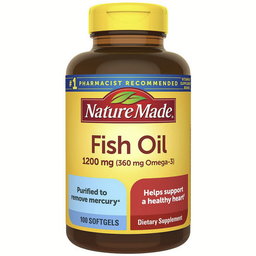 [031604013288] Nature Made Fish Oil 1200 mg Softgels 100ct