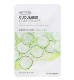 [8806182590160] The Faceshop Real Nature Face Mask  20g [Cucumber]