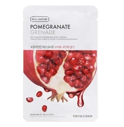 [8806182590238] The Faceshop Real Nature Face Mask  20g [Pomegranate]