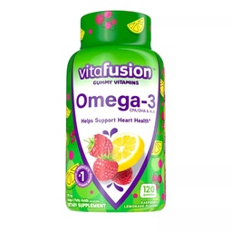 [027917017235] Vitafusion Omega-3 Gummies - Berry &amp; Lemonade - 120ct