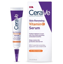 [360600512351] CeraVe Skin Renewing Vitamin C Serum, 1 oz.