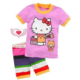 [3392130195] Pijama Short kids de dibujos animados