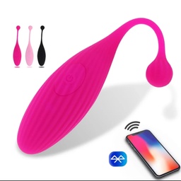 Vibrador en forma de huevo con control remoto con bluetooh