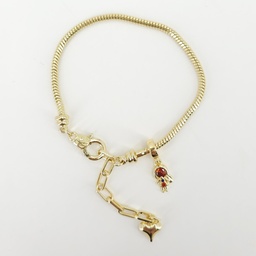 [3545010120] Pulsera Brass