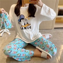 [3550320320] Pijama Pantalon de dibujos animados