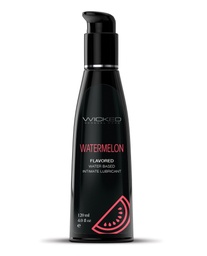 [713079904246] Wicked Sensual Care Aqua Water Based Lubricant - 4 oz Watermelon